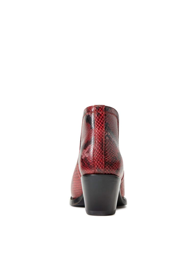 Bottines Ariat Dixon Western Rouge Serpent | 691540DUH