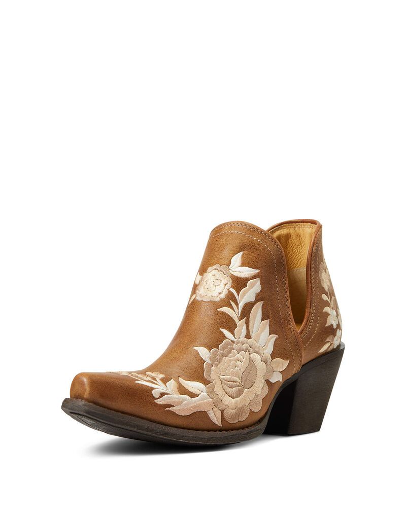 Bottines Ariat Encore Rose Western Marron | 719028QNK