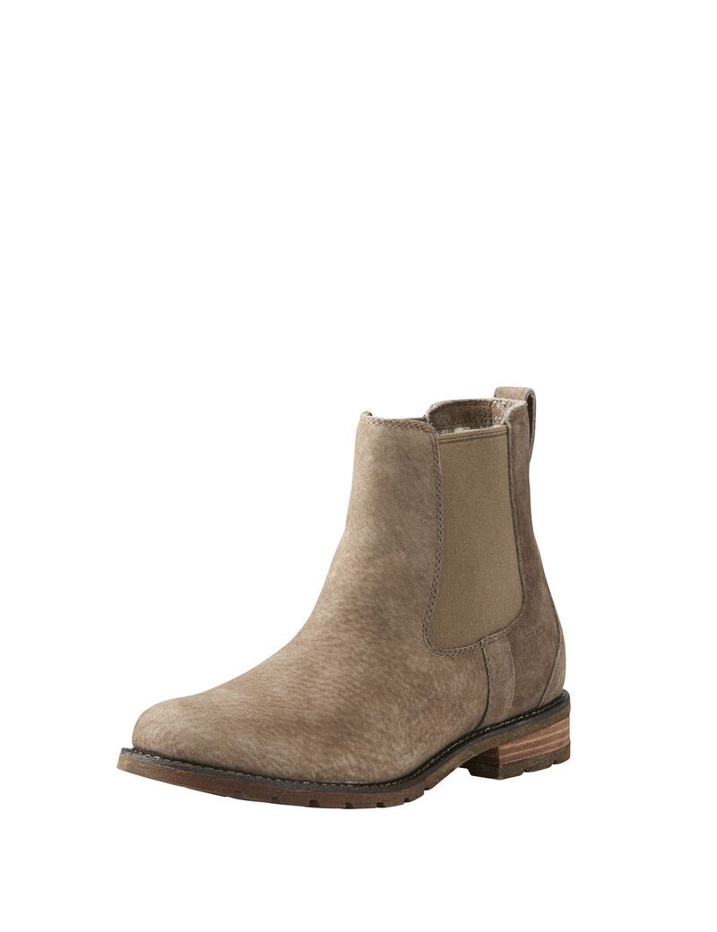 Bottines Ariat Wexford Imperméables Grise Marron | 084956YKL