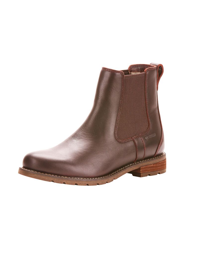 Bottines Ariat Wexford Imperméables Marron Foncé | 815720BCF