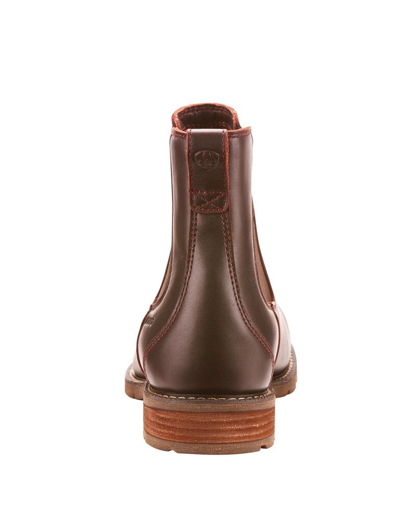 Bottines Ariat Wexford Imperméables Marron Foncé | 815720BCF