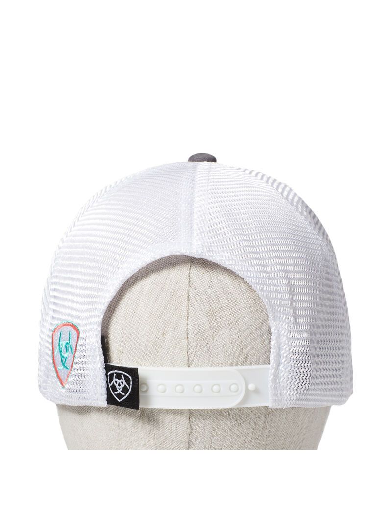 Casquettes Ariat Aztec Logo Snapback Grise | 748239KFJ