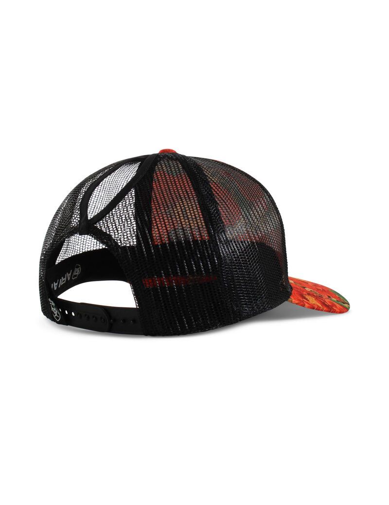 Casquettes Ariat Cheetah floral print Rouge | 290385JWN