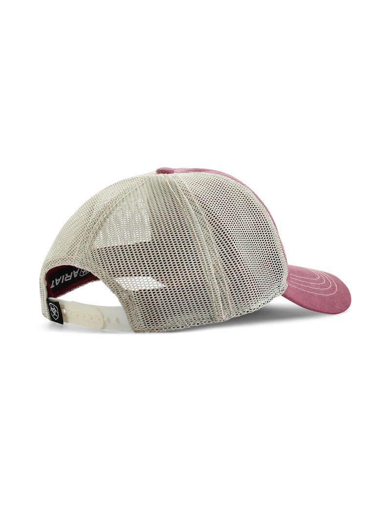 Casquettes Ariat Round logo patch Rose | 968374UZG