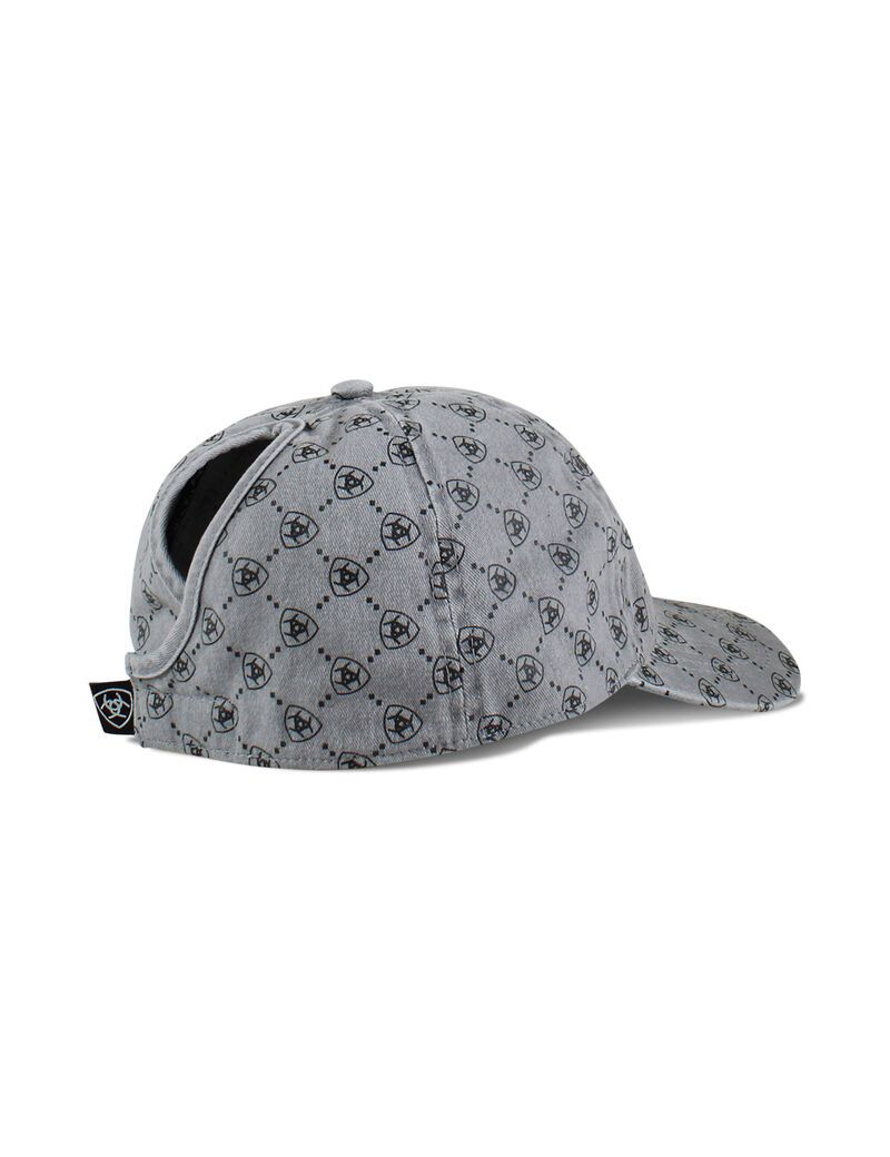 Casquettes Ariat Shield logo print Grise | 827941LBJ