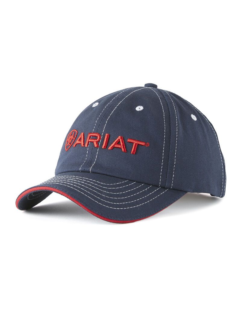 Casquettes Ariat Team II Bleu Marine Rouge | 431769KZR