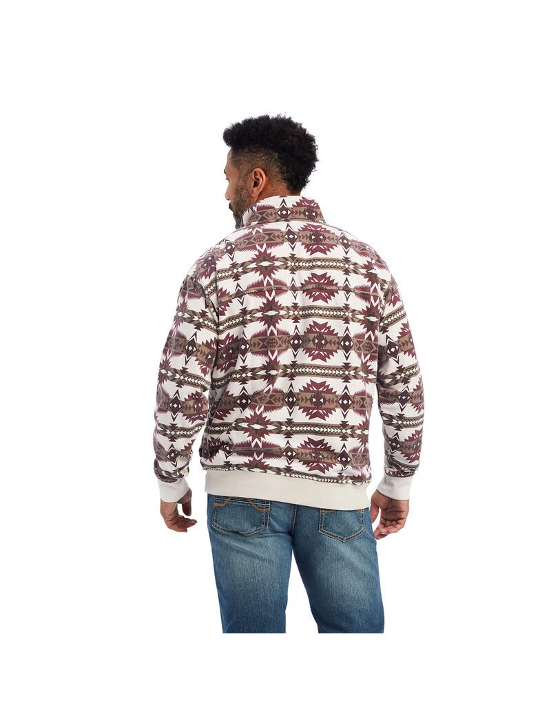 Chandails Ariat Printed Overdyed Washed Multicolore | 715839YXL