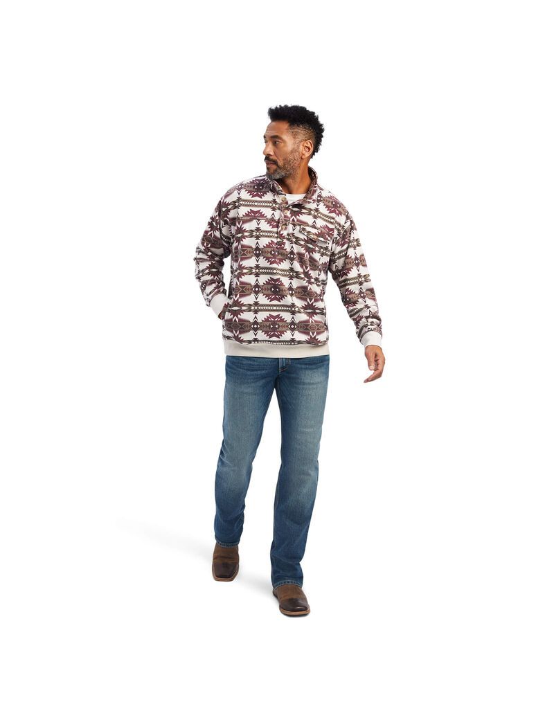 Chandails Ariat Printed Overdyed Washed Multicolore | 715839YXL