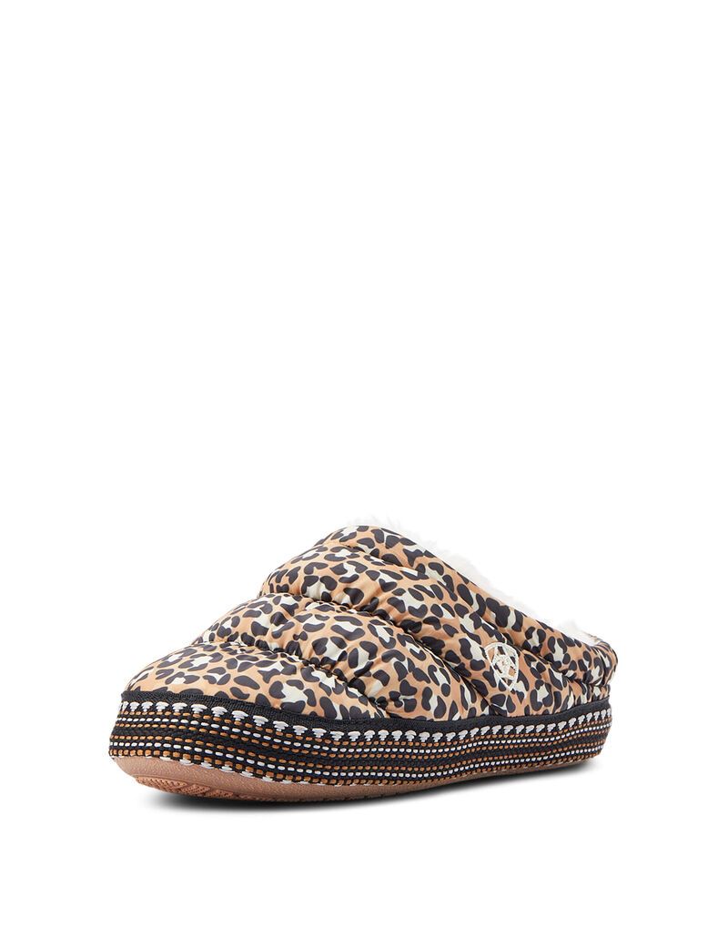 Chaussons Ariat Crius Clog Marron Leopard | 396072JAO