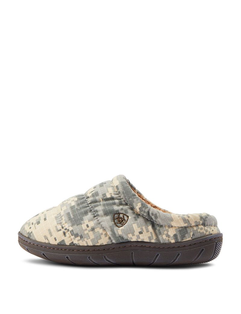 Chaussons Ariat Crius Clog Vert Olive Camouflage | 650783JYS