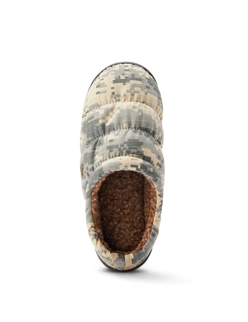 Chaussons Ariat Crius Clog Vert Olive Camouflage | 650783JYS