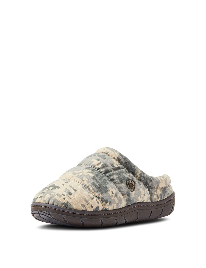 Chaussons Ariat Crius Clog Vert Olive Camouflage | 650783JYS