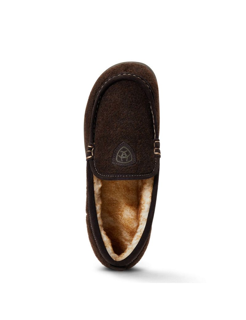 Chaussons Ariat Lost Lake Moccasin Chocolat | 912756TUN