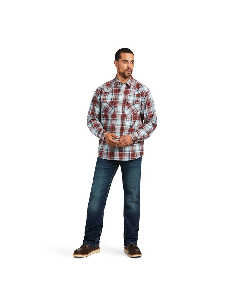 Chemises De Costume Ariat Hugh Retro Fit Multicolore | 510683NUD