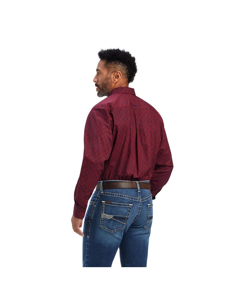 Chemises De Costume Ariat Nyles Classiche Fit Rouge | 416738IFB