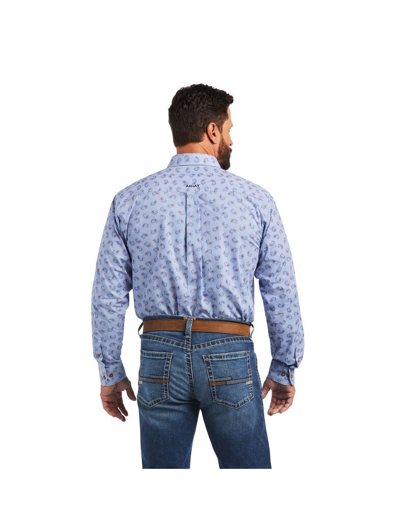 Chemises De Costume Ariat Team Farran Classiche Fit Multicolore | 871305SEU