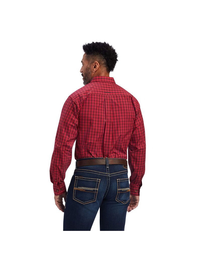 Chemises De Costume Ariat Team Mariano Fitted Rouge | 237095WZQ