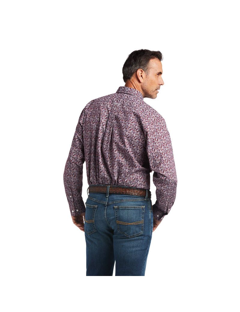 Chemises De Costume Ariat Wrinkle Free Castiel Classiche Fit Multicolore | 685739PZI