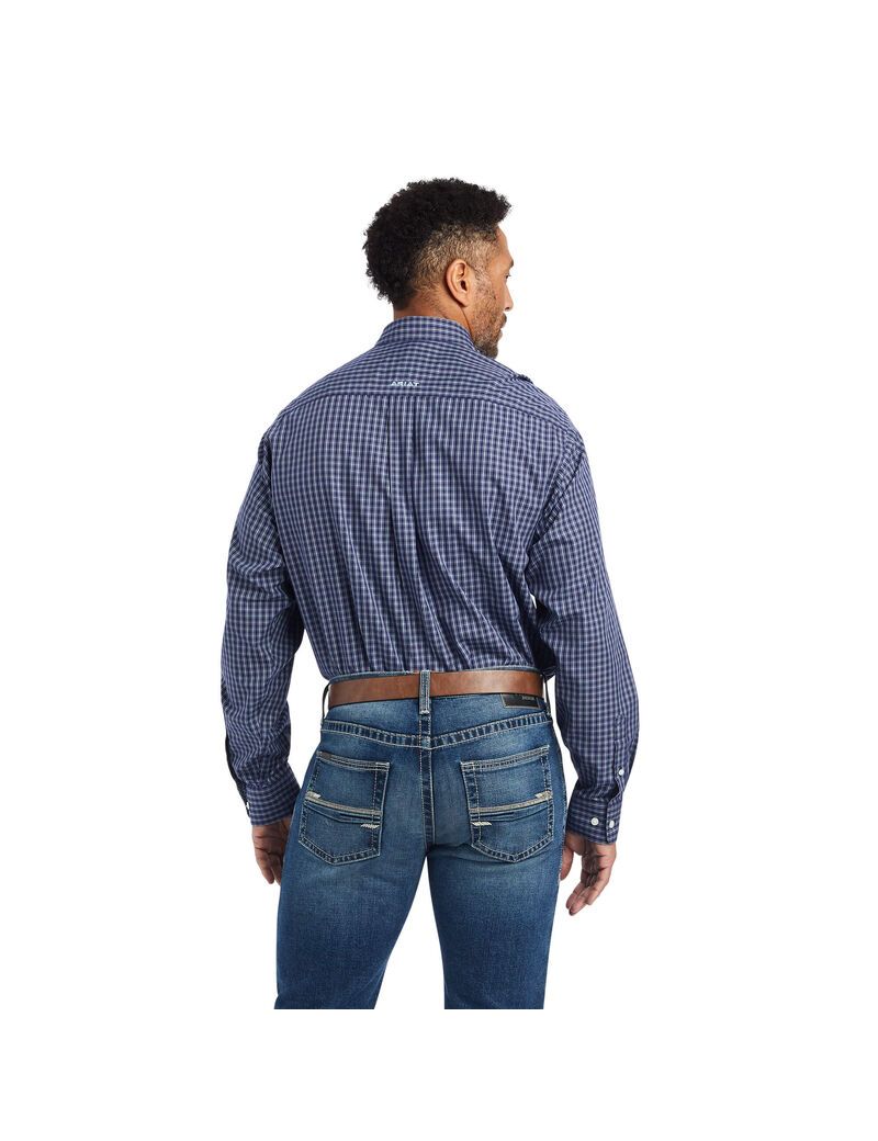 Chemises De Costume Ariat Wrinkle Free Immanuel Classiche Fit Multicolore | 541269HOP