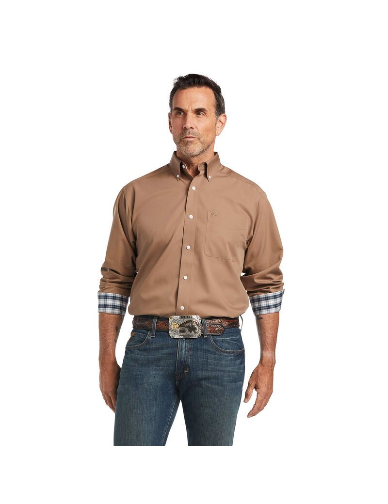 Chemises De Costume Ariat Wrinkle Free Solid Classiche Fit Multicolore | 246085NWM