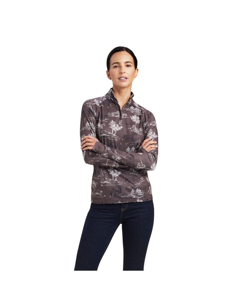 Couches Intermédiaires Ariat Lowell 2.0 1/4 Zip Multicolore | 927638LXW