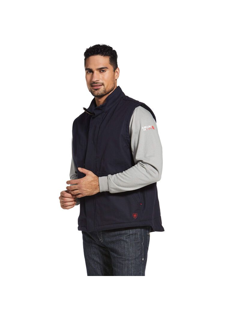 Gilet Ariat FR Workhorse Insulated Bleu Marine | 713506OMA