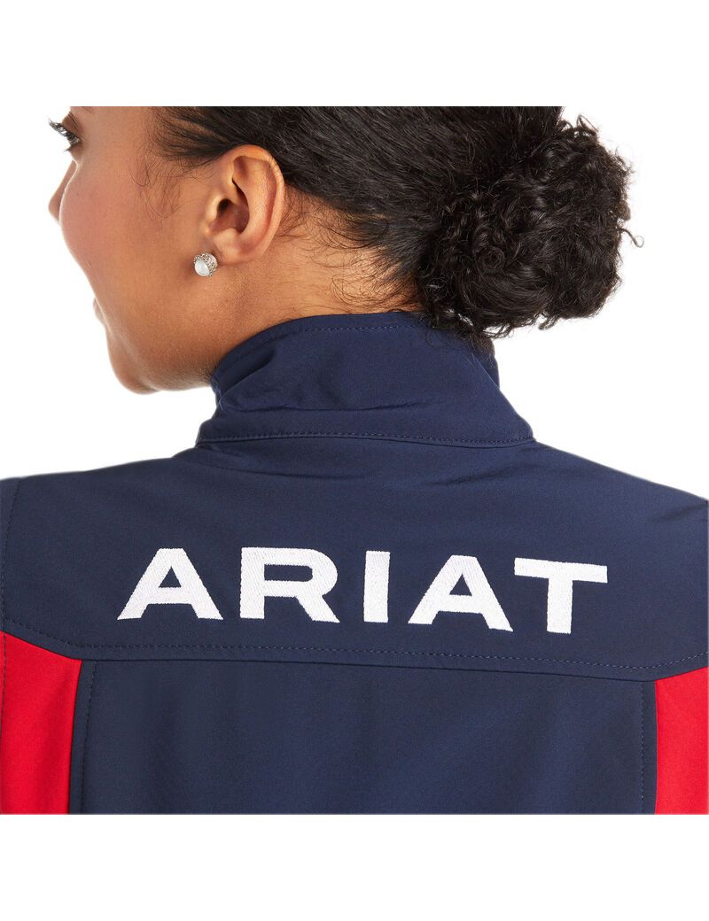 Gilet Ariat New Team Softshell Bleu Marine | 957082REC