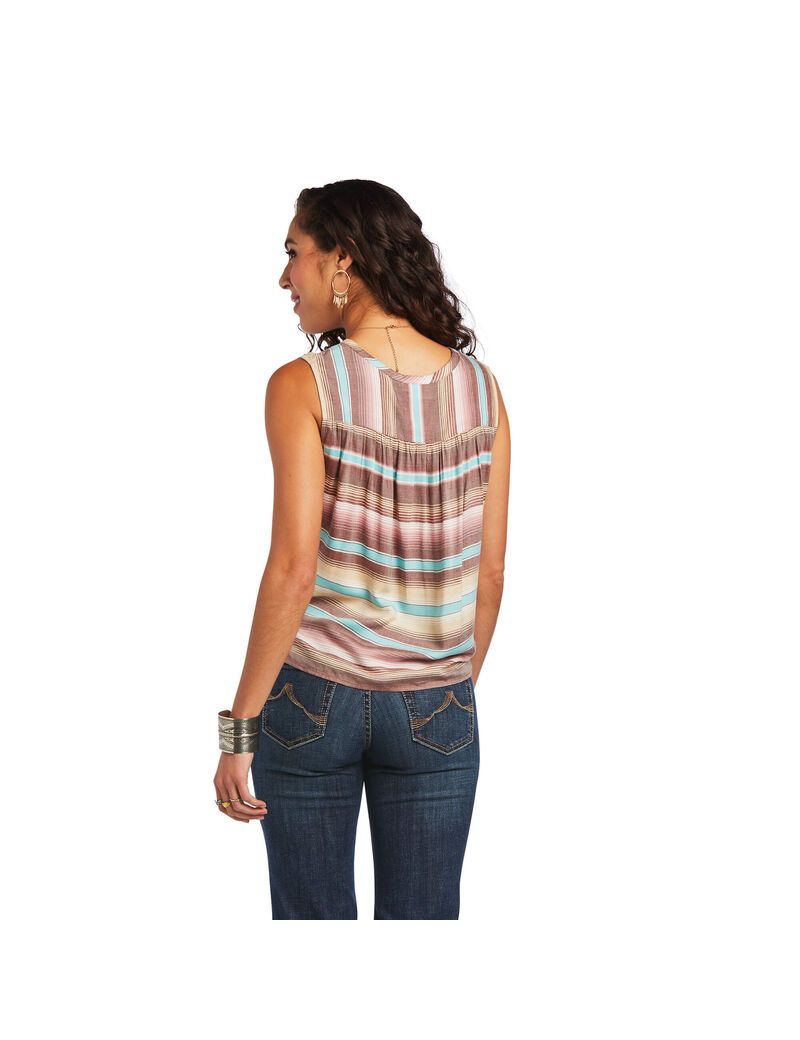 Hauts Ariat Baja Tank Stripes | 618295EIO