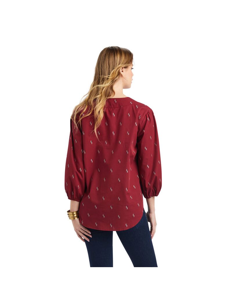 Hauts Ariat Peasant Chimayo Blouse Multicolore | 870196NDF