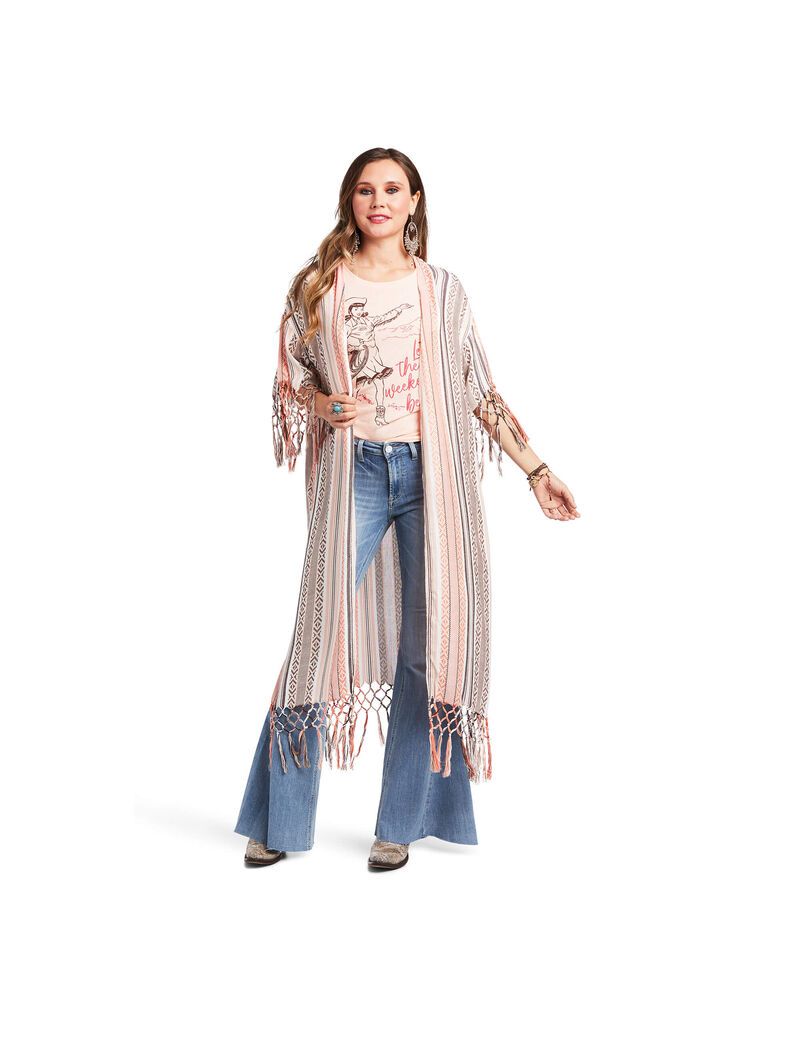 Hauts Ariat Sunset Kimono Wrap Multicolore | 894731EQM