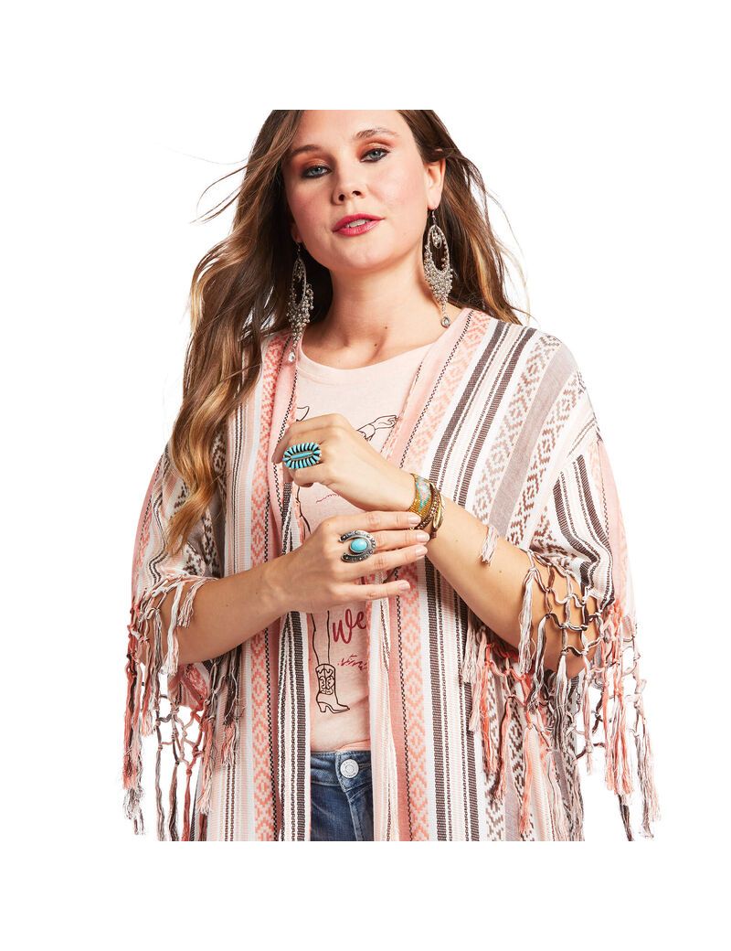 Hauts Ariat Sunset Kimono Wrap Multicolore | 894731EQM