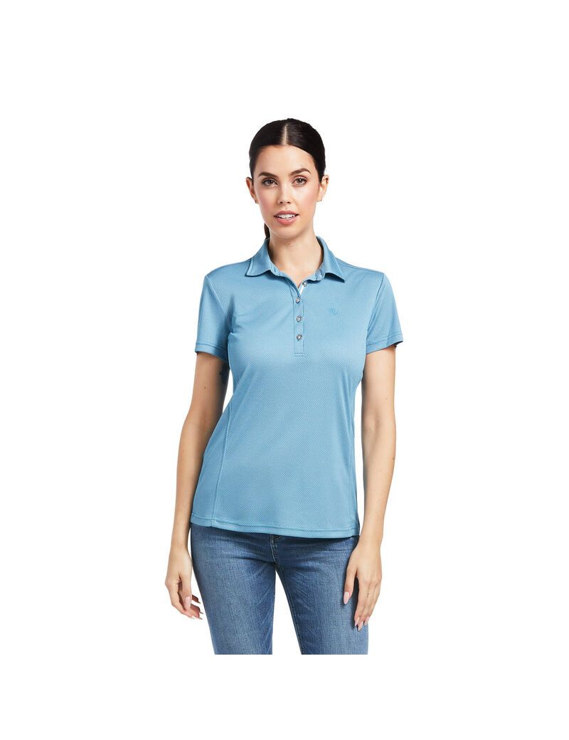 Hauts Ariat Talent Polo Bleu | 348716MXB