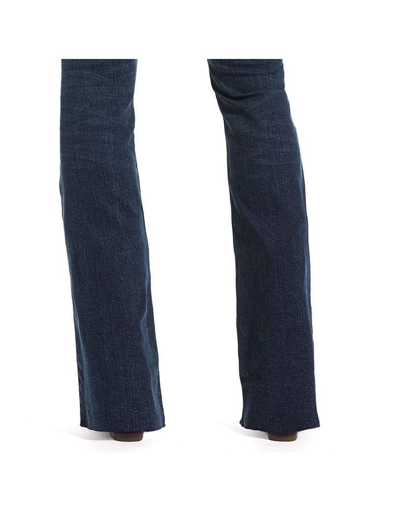 Jean Ariat Premium High Rise Flare Bleu | 256049FYV