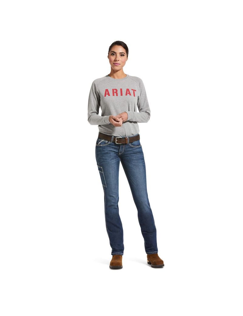 Jean Ariat Rebar DuraStretch Riveter Droit Leg Multicolore | 764085TJI