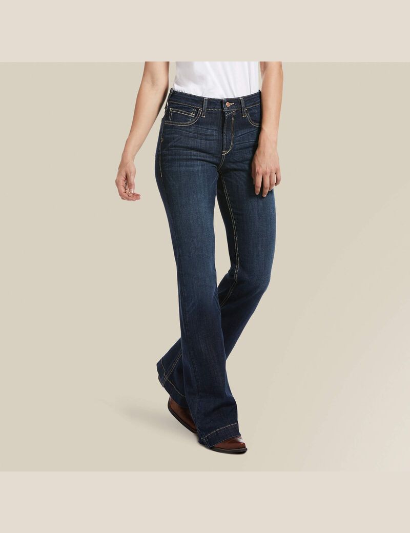 Jean Ariat Slim Trouser Ella Larges Leg Multicolore | 794251INU