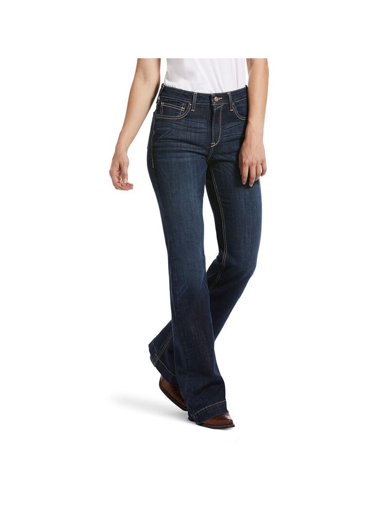 Jean Ariat Slim Trouser Ella Larges Leg Multicolore | 794251INU