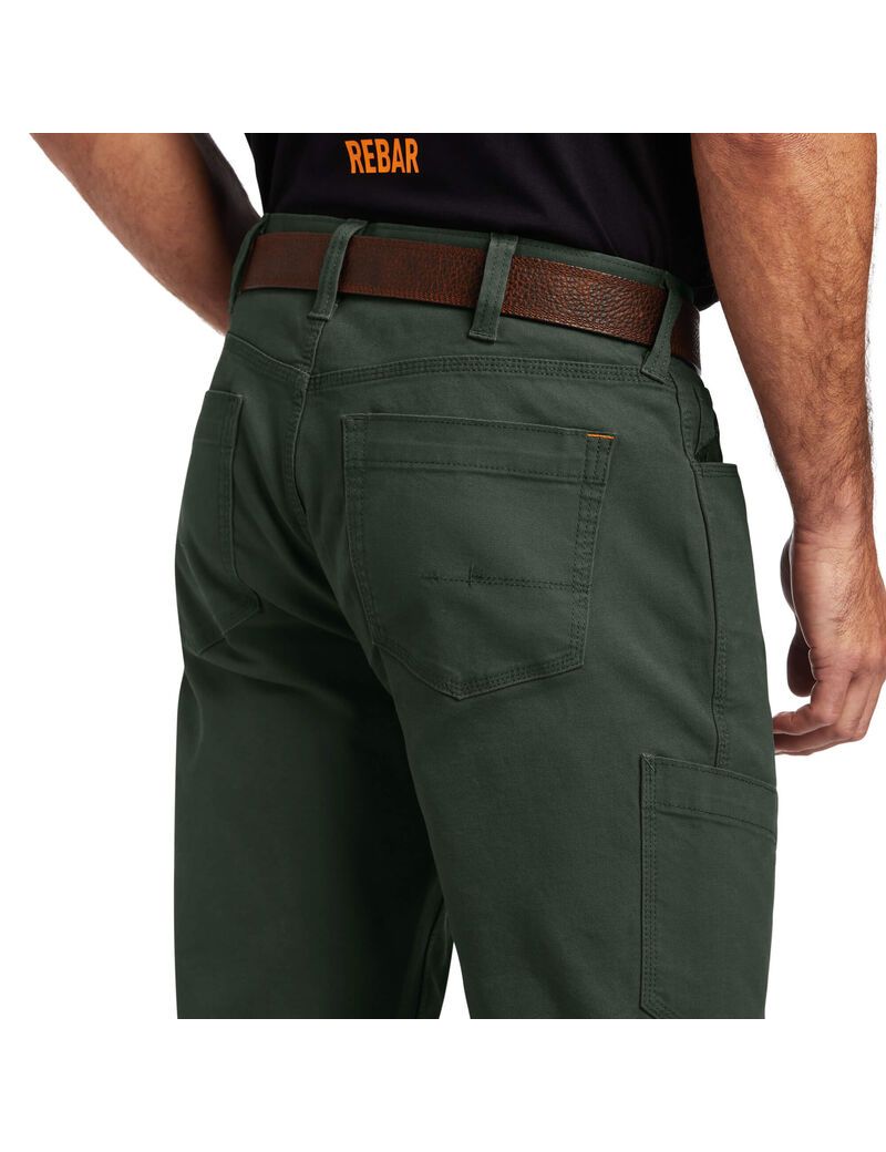 Pantalon Ariat Rebar M4 Low Rise DuraStretch Made Tough Stackable Droit Leg Multicolore | 354271EVG