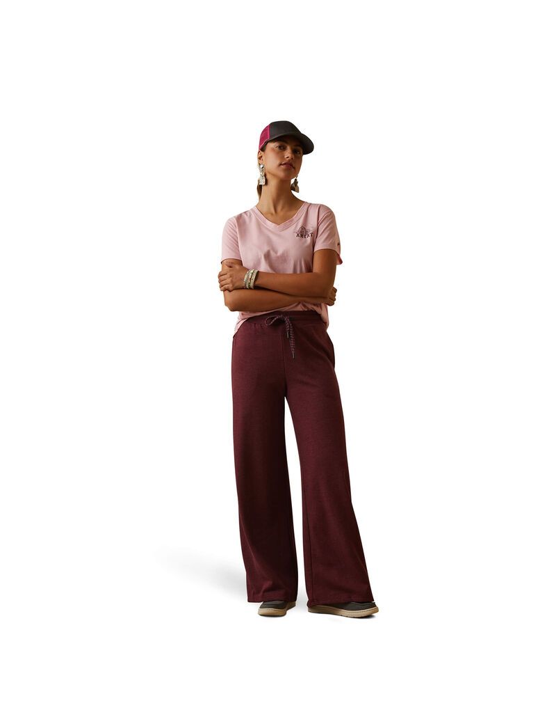 Pantalon Ariat Route Runner Bordeaux | 697385AMZ