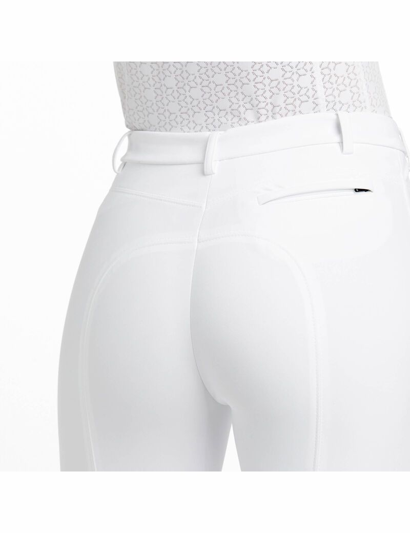 Pantalon Ariat Speranza Knee Patch Breech Blanche | 418037PRN