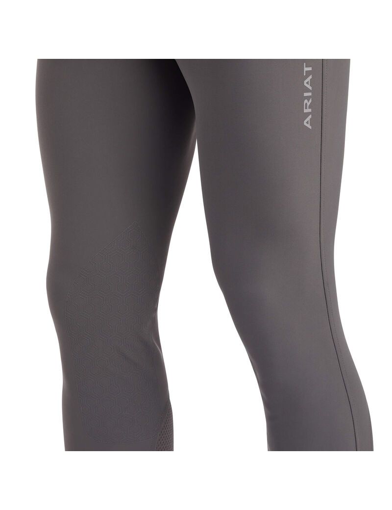 Pantalon Ariat Tri Factor Grip Knee Patch Breech Violette Grise | 346210RUN