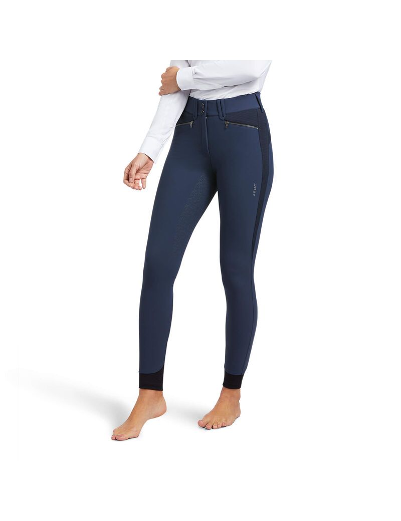 Pantalon Ariat Tri Factor X Bellatrix Full Seat Breech Bleu | 623984SKN