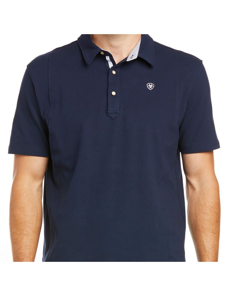 Polos Ariat Medal Bleu Marine | 967823NIX