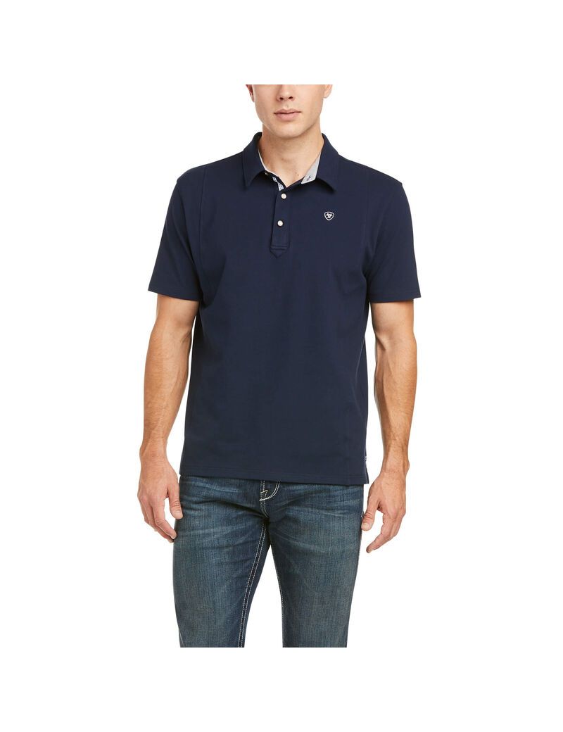 Polos Ariat Medal Bleu Marine | 967823NIX