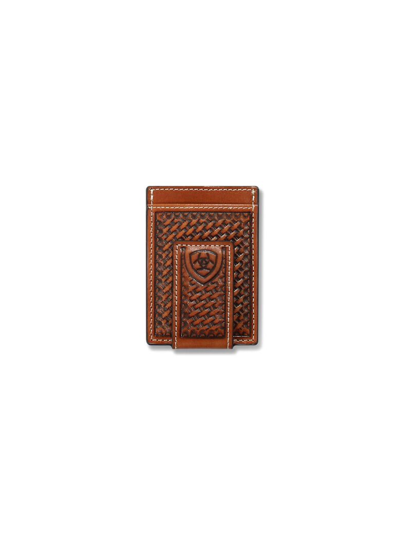 Sacs Ariat Lattice embossed money clip Marron | 857936XWM