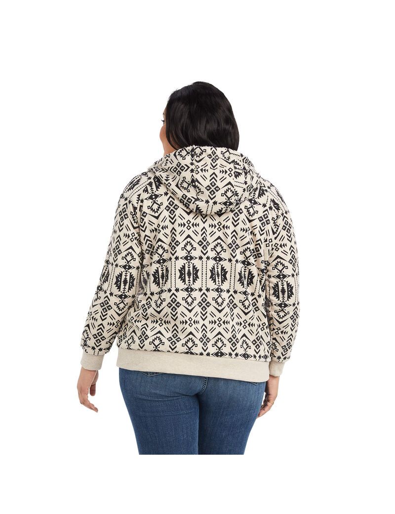 Sweat À Capuche Ariat REAL Sherpa Full Zip Multicolore | 370496NLJ