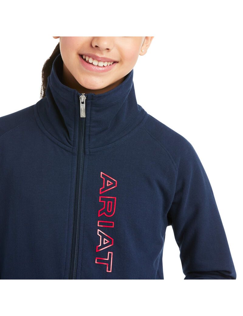 Sweats Ariat Team Logo Full Zip Multicolore | 704139ZKP