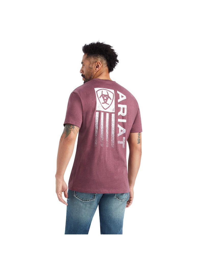 T Shirts Ariat Minimalist Bordeaux | 230651YGN