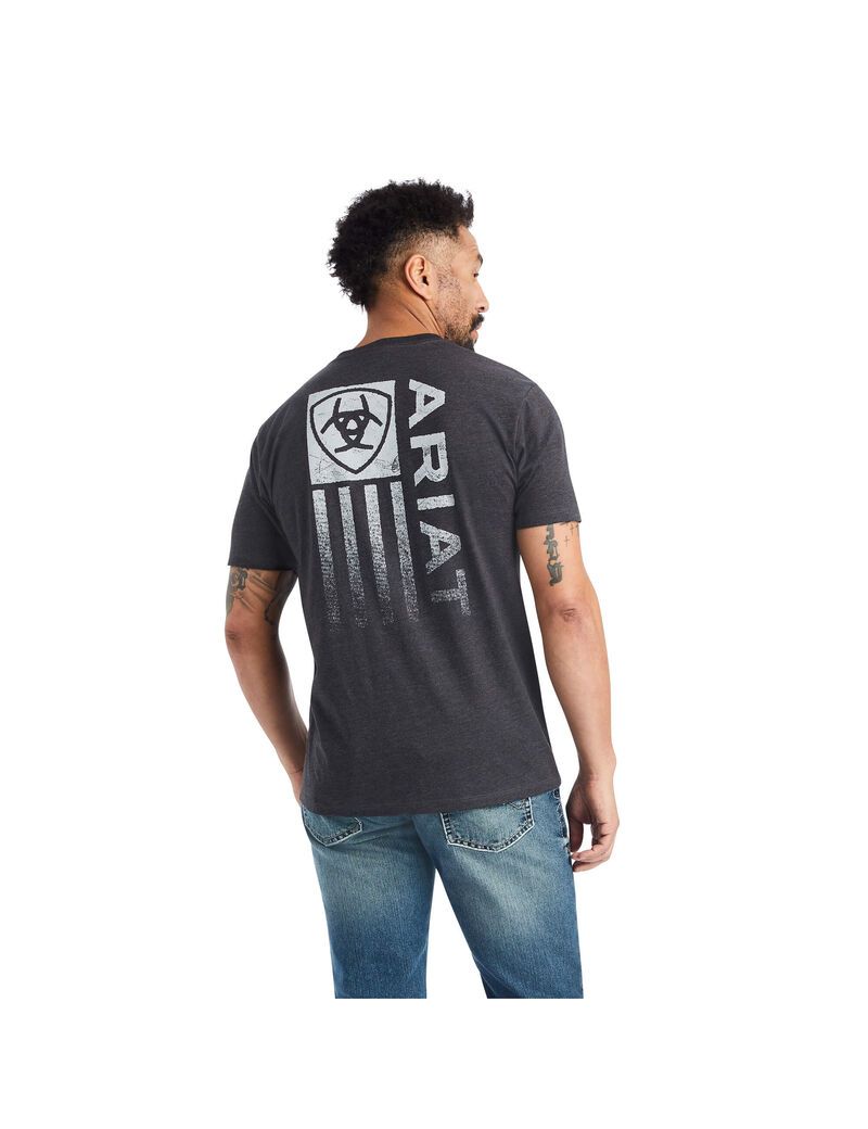 T Shirts Ariat Minimalist Grise | 576392UFH