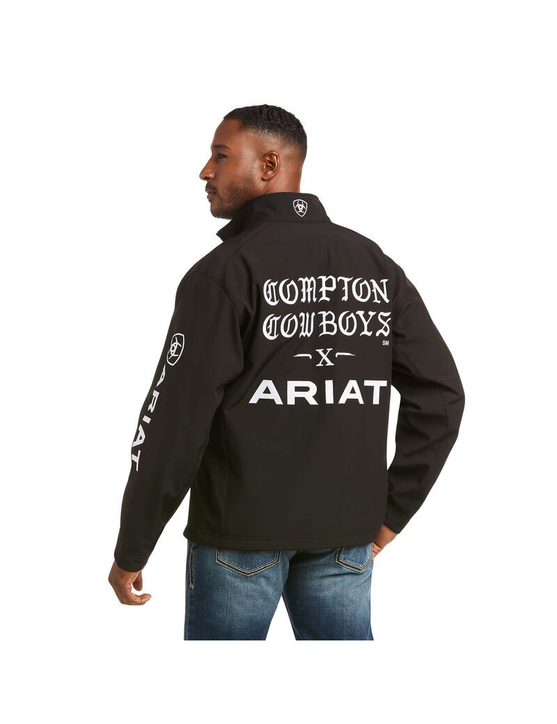 Vestes Ariat Compton Cowboys Logo 2.0 Softshell Noir | 714839LTS