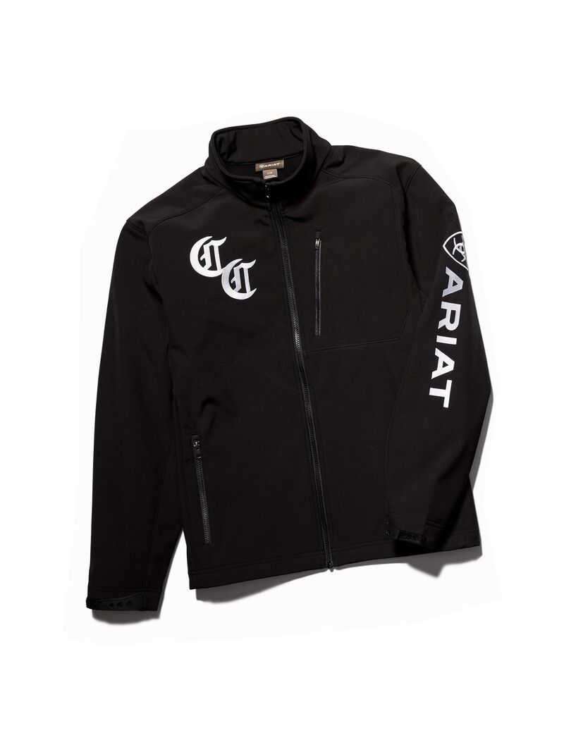 Vestes Ariat Compton Cowboys Logo 2.0 Softshell Noir | 714839LTS